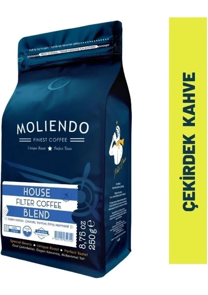 Moliendo House Blend Filtre Kahve (Çekirdek Kahve) 250 g