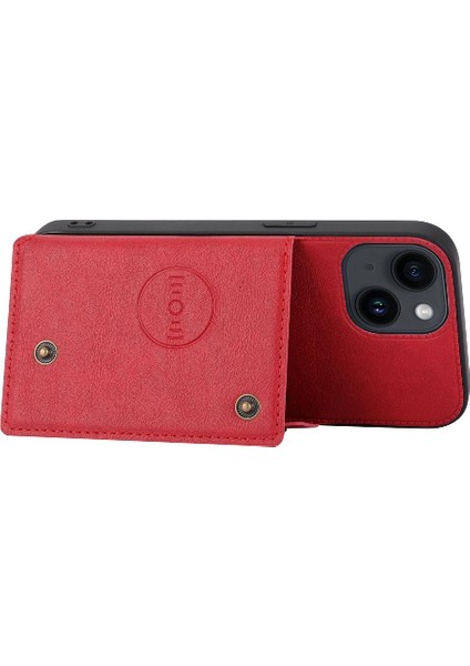 Iphone 15 Için Cüzdan Durumda Darbeye Koruyucu Kickstand Kart Tutucu Buit (Yurt Dışından) modelleri
