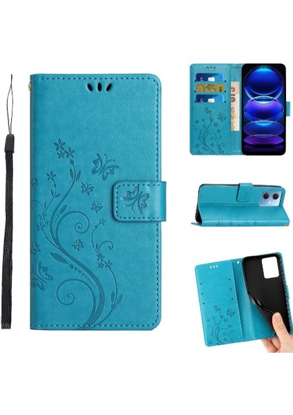 Xiaomi Poco X5 Kickstand Manyetik Kapatma Pu Deri Kart Için Filp Durumda (Yurt Dışından)