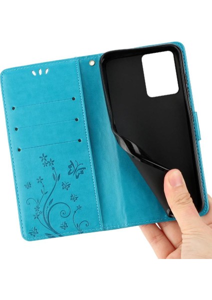 Xiaomi Poco X5 Kickstand Manyetik Kapatma Pu Deri Kart Için Filp Durumda (Yurt Dışından)