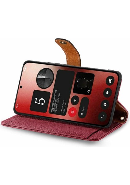 Nothing Flip Case Telefon 2A Aşk Darbeye Dayanıklı Cüzdan Deri Kılıf Fermuar (Yurt Dışından)