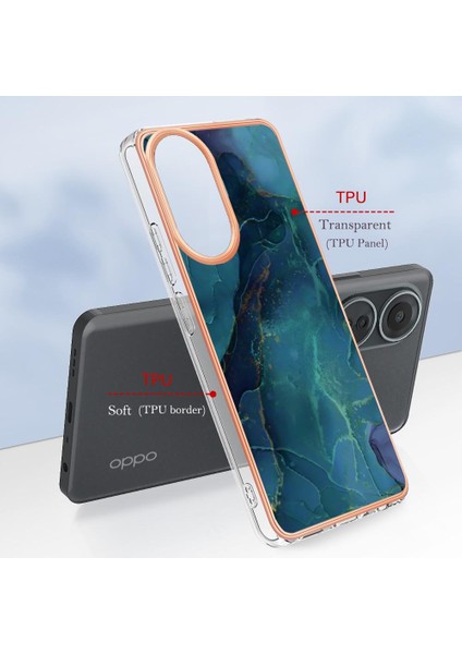 Oppo With 4g Tampon Tpu Silikon Darbeye Dayanıklı Mermer ile Uyumlu (Yurt Dışından) indirimleri