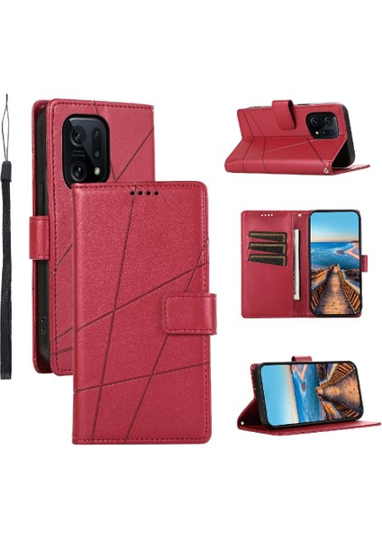 Oppo Bulmak Için Flip Case X5 Şok Emici Üç Kart Yuvaları Darbeye (Yurt Dışından)