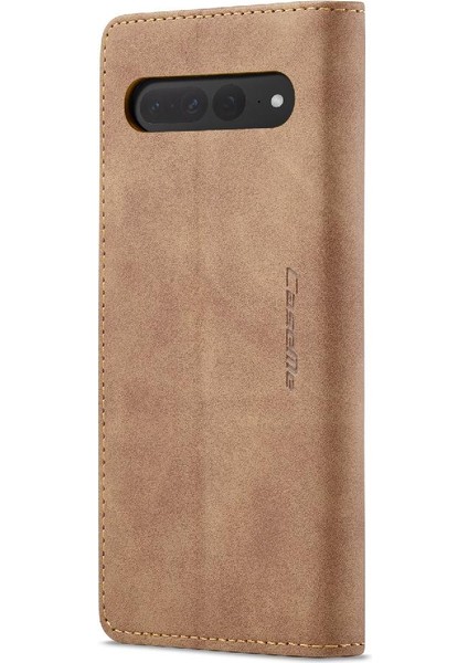 Google Piksel 7 Pro Için Flip Case Vintage Pu Deri Cüzdan Kılıf Kart Yuvası (Yurt Dışından)