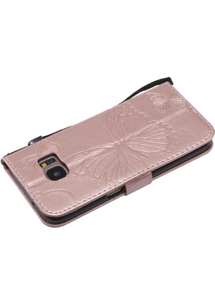 Samsung Galaxy S7 Flip Kickstand Pu Deri Kart Yuvası Standı ile (Yurt Dışından) fiyatları