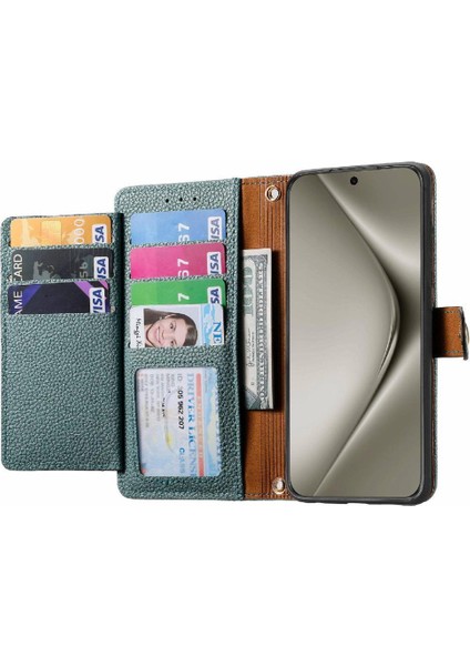 Huawei Pura 70 Pro Için Flip Case Darbeye Aşk Cüzdan Fermuar Deri (Yurt Dışından)