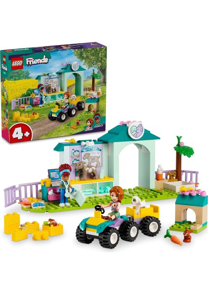 Friends Çiftlik Hayvanı Veteriner Kliniği 42632-4 Yaş ve Üzeri Çocuklar Için Hayvan Figürleri Içeren Yaratıcı Oyuncak Yapım Seti (161 Parça)