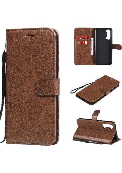 Oppo Bulmak Için Flip Case X2 Lite Kart Yuvası ile Yüksek Kaliteli Deri Katı (Yurt Dışından)