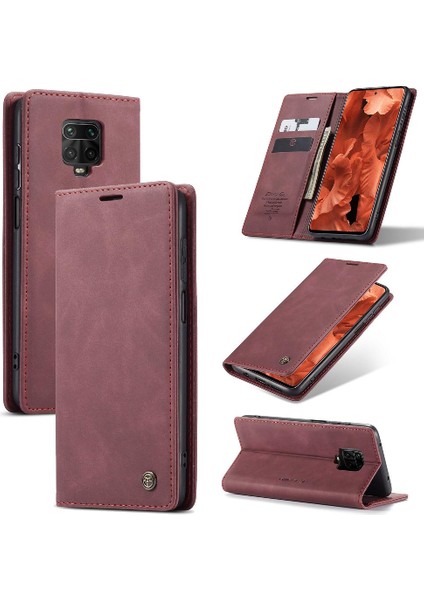 Xiaomi Redmi Not 9 Için Flip Case Pro Max Manyetik Kapatma Darbeye Pu (Yurt Dışından)