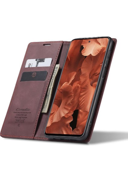 Xiaomi Redmi Not 9 Için Flip Case Pro Max Manyetik Kapatma Darbeye Pu (Yurt Dışından)