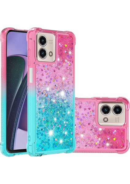 Motorola Moto G Stylus 5g 2023 Akan Sparkle Hareketli Kapak Temizle (Yurt Dışından)