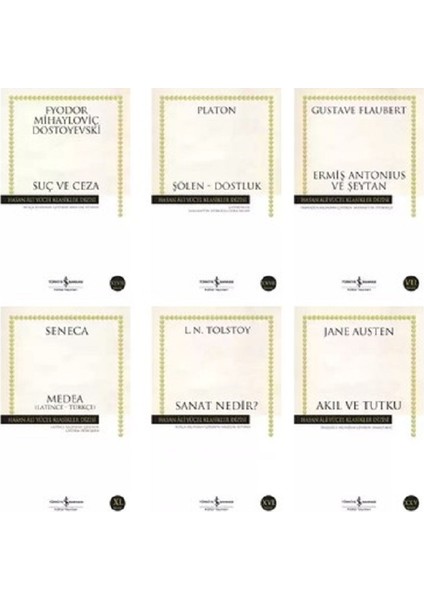 Akıl ve Tutku - Suç ve Ceza - Sanat Nedir? - Medea - Şolen ve Dostluk - Ermiş Antonius ve Şeytan - 6 Kitap