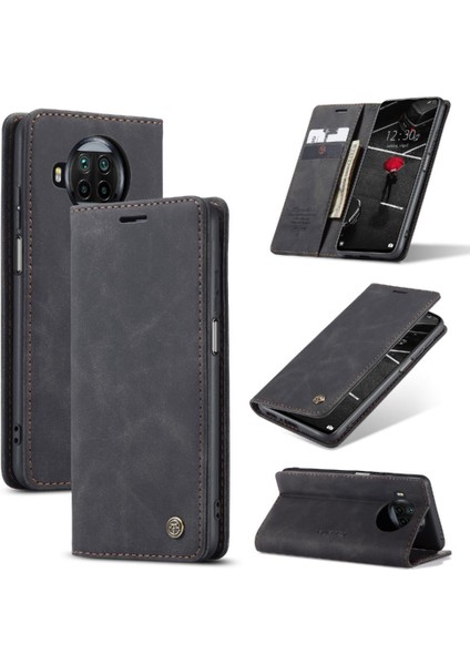 Xiaomi 10T Lite 5g Için Flip Case Kart Yuvası Kickstand Manyetik Kapatma (Yurt Dışından)