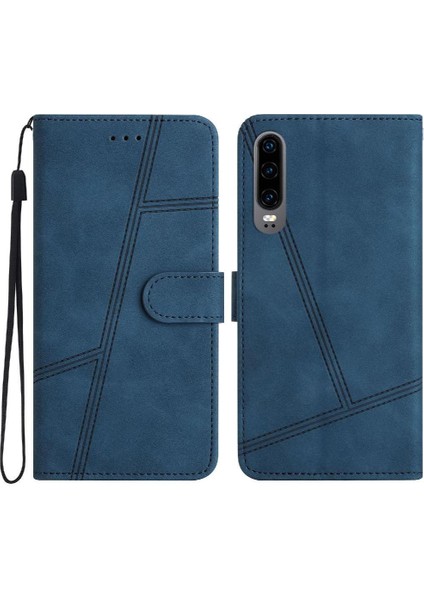 Huawei P30 Tam Koruma Bilek Kayışı Için Flip Case Kart Yuvaları Tutucu Pu (Yurt Dışından) indirimleri