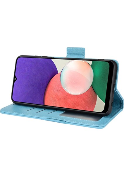 Samsung Galaxy A22 5g Için Kılıf Kart Yuvaları Tutucu Pu Deri Cüzdan Yan (Yurt Dışından) modelleri