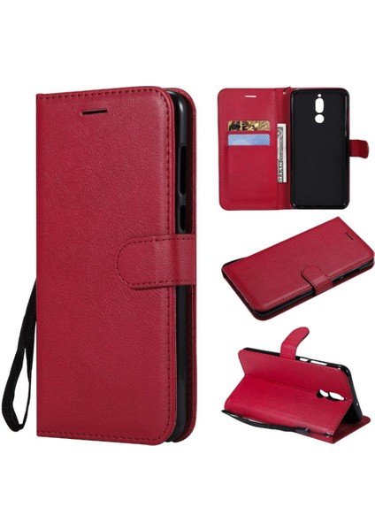 Huawei Mate 10 Lite Için Flip Case Kart Yuvası ile Yüksek Kaliteli Deri Kılıf (Yurt Dışından)