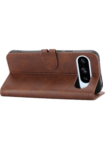 Google Piksel 9 Kart Tutucu Kickstand Için Cüzdan Durumda Tüm Yuvarlak Kabartmalı (Yurt Dışından)