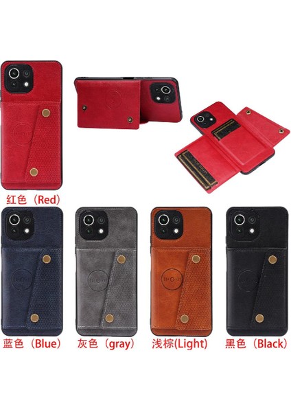 Cüzdan Kılıf Xiaomi 11 Lite 5g Ne Buit Demir Kickstand Darbeye (Yurt Dışından)