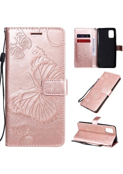 Samsung Galaxy Flip Pu Deri Manyetik Kapak Flip Kickstand Için Flip Case (Yurt Dışından)