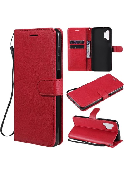Kart Yuvası ile Samsung Galaxy A32 5g Klasik Düz Renk Için Flip Case (Yurt Dışından) fiyatları