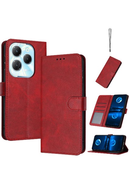 Tecno Spark 20 Pro 4g Kickstand Için Kart Yuvası ile Toka ile Flip Case (Yurt Dışından)