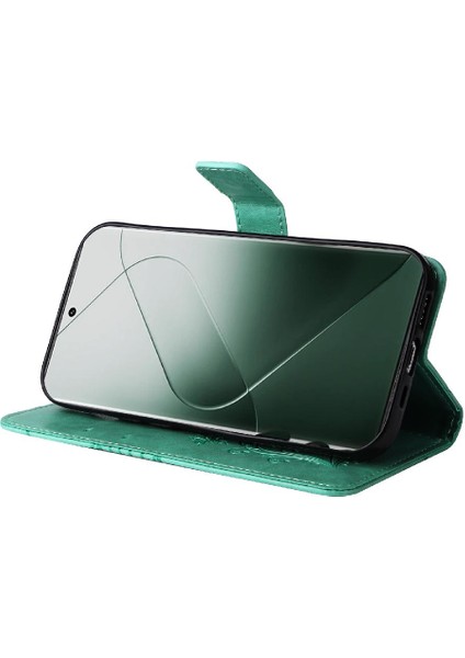 Xiaomi 14 Pro Flip Kickstand Için Kılıf Kart Yuvası Standı ile Pu Deri (Yurt Dışından) indirimleri