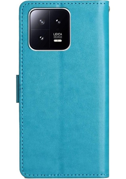 Xiaomi Redmi Not 13 4g Pu Deri Kickstand Manyetik Kart Için Filp Durumda (Yurt Dışından)