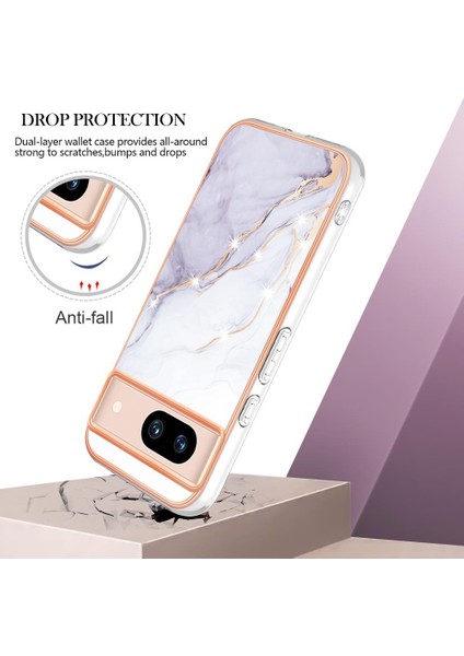 Google Piksel 8A Ince Tpu Koruma Mermer Desen Yumuşak Tampon Için Kılıf (Yurt Dışından) fiyatları