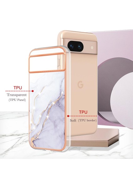 Google Piksel 8A Ince Tpu Koruma Mermer Desen Yumuşak Tampon Için Kılıf (Yurt Dışından) fırsatları