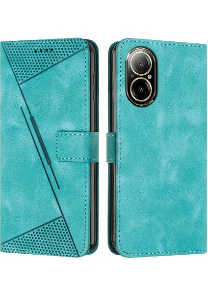 Realme C67 4g Pu Deri Için Kılıf Tam Koruma Yan Toka Darbeye (Yurt Dışından)