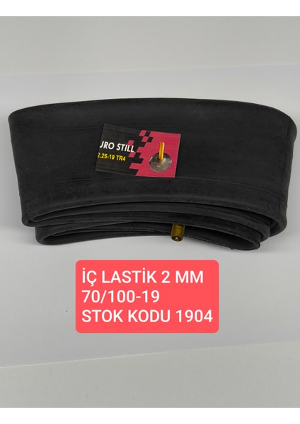 Golden Star Goldenstar 70/100-19 Iç Lastik 2 Mm. 2.25-19 Iç Lastik. Kuba Black Cat Ön Lastik Uyumlu. Stok Kodu 1904