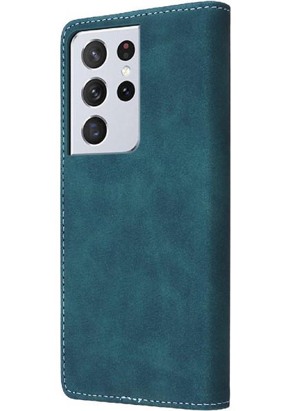 Samsung Galaxy S21 Ultra Basit Iş Deri Kılıf Flip Case Için Flip Case (Yurt Dışından) indirimleri