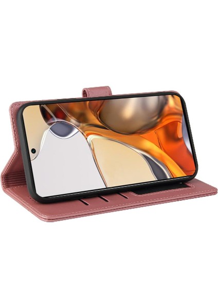 Xiaomi 11T/11T Pro 4 Köşe Koruma Üç Kart Yuvaları Için Flip Case (Yurt Dışından)