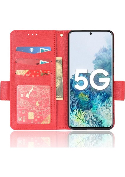 Samsung Galaxy S20 Fe Için Kılıf Cüzdan Manyetik Yan Toka Pu Deri Kart (Yurt Dışından) modelleri