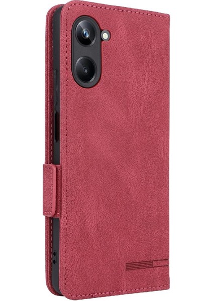 Kart Tutucu Kickstand Tam ile Realme 10 Pro Koruyucu Kapak Için Kılıf (Yurt Dışından)