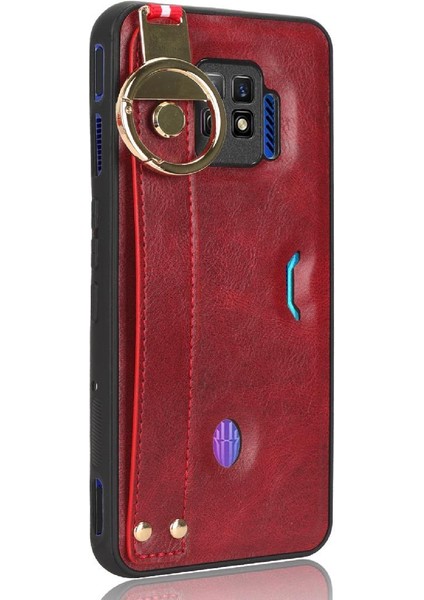 Nubia Kırmızı Sihirli 7 Pro Kolaylık Bilek Kayışı Premium Pu Deri Için Kılıf (Yurt Dışından)