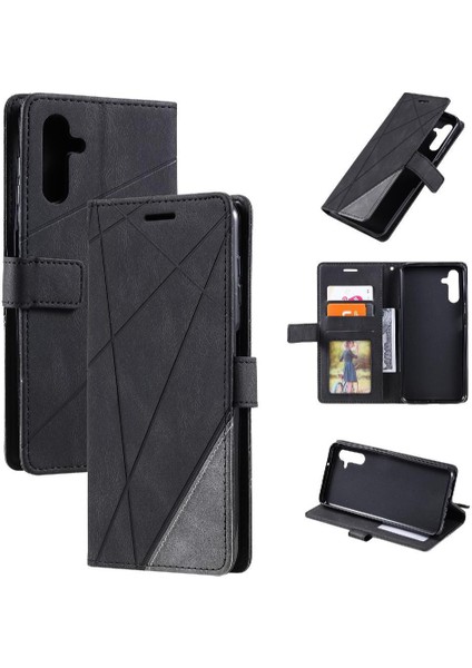 Samsung Galaxy A05S Için Kılıf Cüzdan Flip Folio Pu Deri Kart Tutucu (Yurt Dışından)