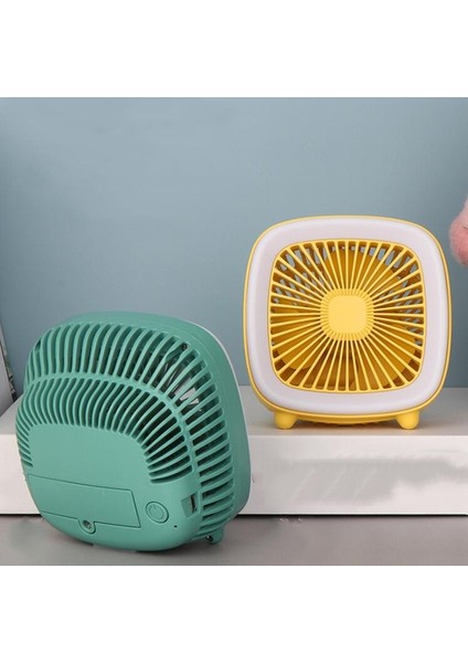 USB Şarj Edilebilir Masaüstü Fanı Çok Fonksiyonlu El Cep Fanı (Yeşil) Yeşil (Yurt Dışından) modelleri