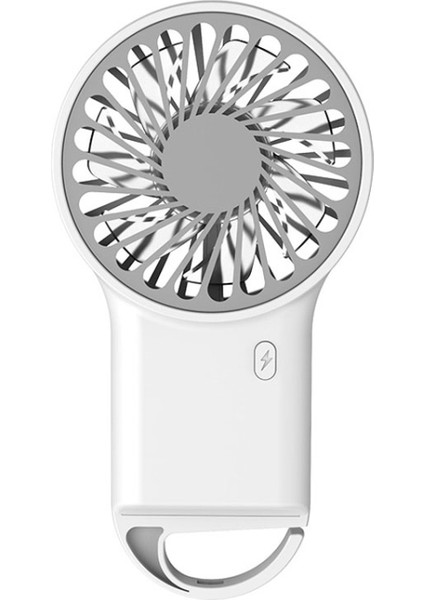 Handhd Katlanabilir USB Şarj Edilebilir Mini Sessiz Fan Beyaz (Yurt Dışından)