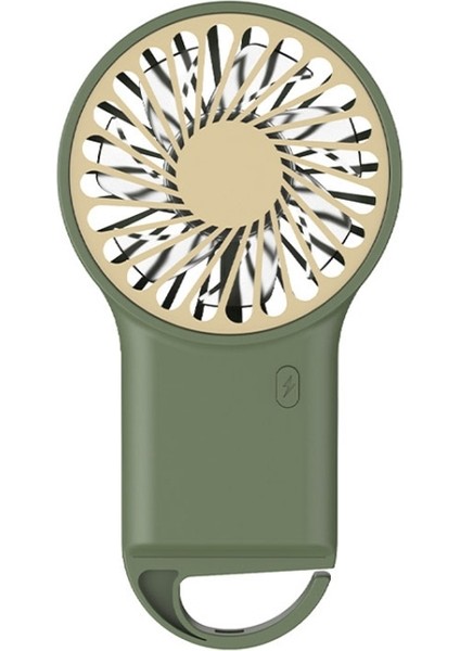 Handhd Katlanabilir USB Şarj Edilebilir Mini Sessiz Fan Zeytin Yeşili (Yurt Dışından) fiyatları