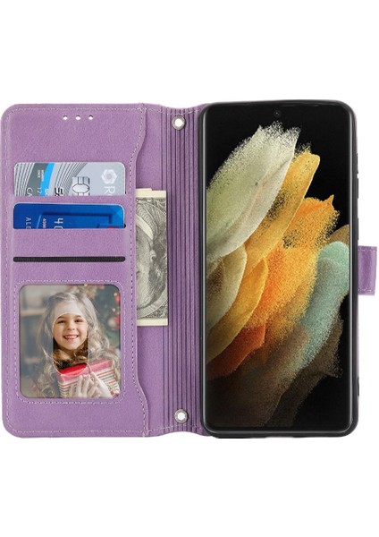 Samsung Galaxy S21 Ultra 5g Için Flip Case Kart Tutucu Pu Deri Kickstand (Yurt Dışından) indirimleri