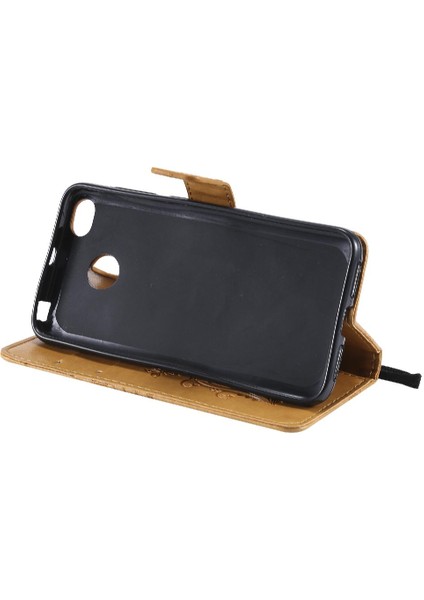 Kart Yuvası ile Xiaomi Redmi 4x Pu Deri Manyetik Kapak Için Flip Case (Yurt Dışından)