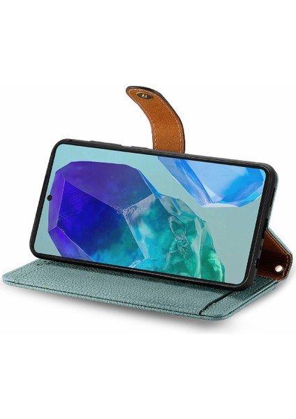Samsung Galaxy M55 Fermuar Aşk Deri Kılıf Cüzdan Için Flip Case (Yurt Dışından)