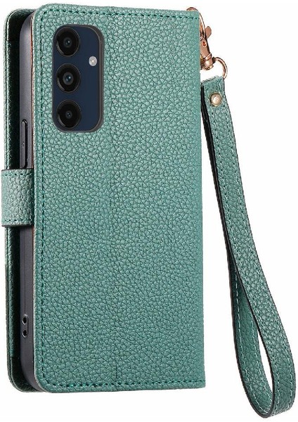 Samsung Galaxy M55 Fermuar Aşk Deri Kılıf Cüzdan Için Flip Case (Yurt Dışından)