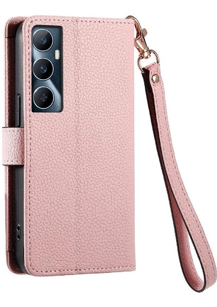 Realme C65 Aşk Fermuar Cüzdan Deri Kılıf Için Flip Case Darbeye (Yurt Dışından) modelleri