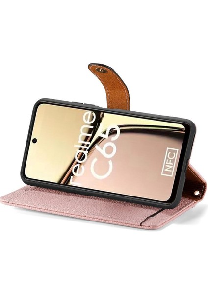 Realme C65 Aşk Fermuar Cüzdan Deri Kılıf Için Flip Case Darbeye (Yurt Dışından) indirimleri