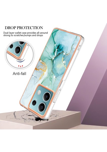 Xiaomi Redmi Için Not 13 5g Ince Tpu Yumuşak Tampon Mermer Desen (Yurt Dışından) fiyatları