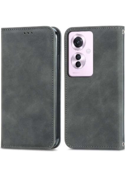 Oppo Flip 11F 5g Için Flip Case Darbeye Cüzdan Deri Kılıf Kapak Çevirin (Yurt Dışından)