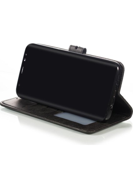 Samsung Galaxy S8 Için Cüzdan Durumda Kickstand Kabartmalı Tüm Yuvarlak Kart (Yurt Dışından) indirimleri