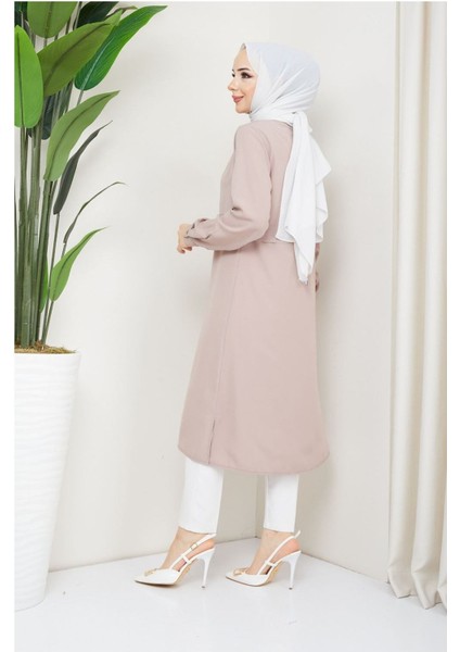 Medine Ipeği Tunik Pudra